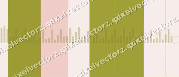 Glowing neon chart background in yellow and red