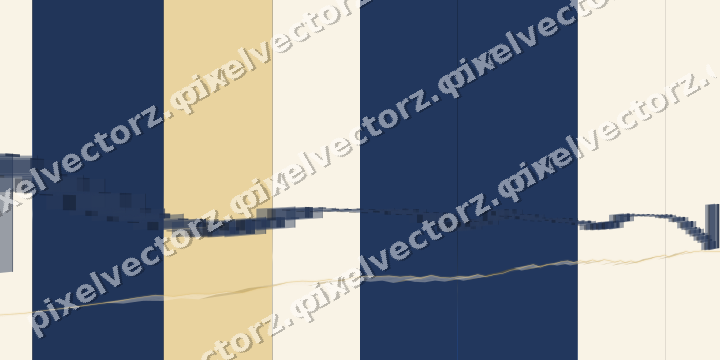 Glowing neon chart background in blue and amber