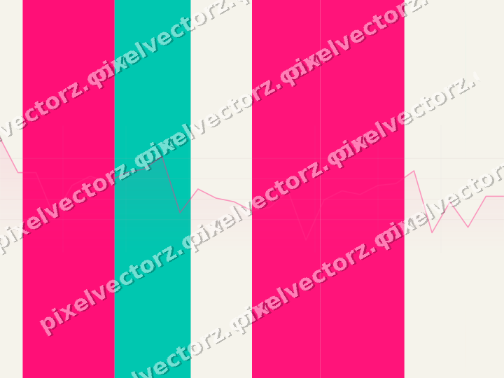 Soft pastel chart background in pink and orange