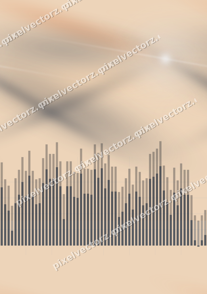 Nahtloser Pastell Diagramm Hintergrund in Dunkelblau und Orange