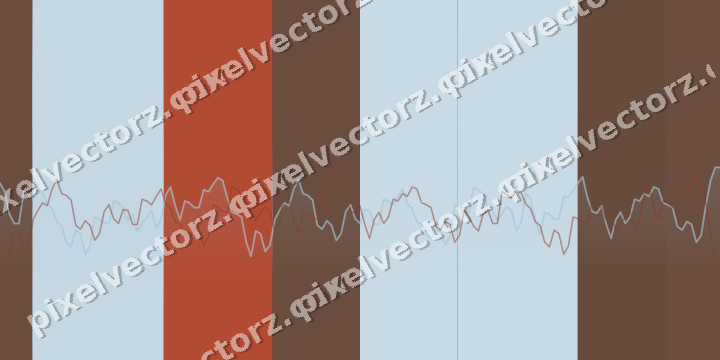Glowing neon chart background in cyan and red
