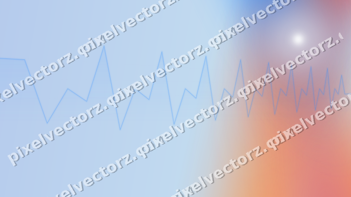Soft pastel chart background in blue and red