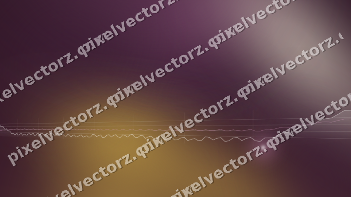 Glowing neon chart background in dark magenta and amber
