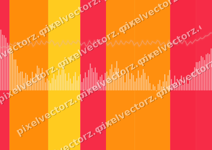 Soft pastel chart background in orange and amber