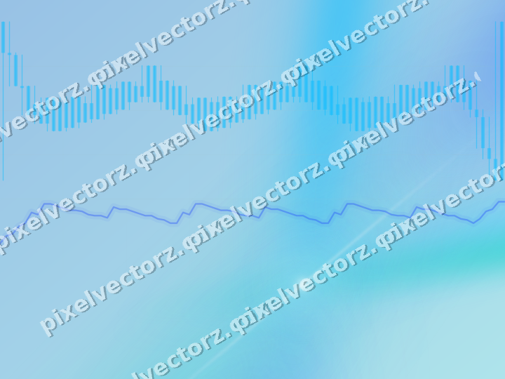 Soft pastel chart background in cyan and teal
