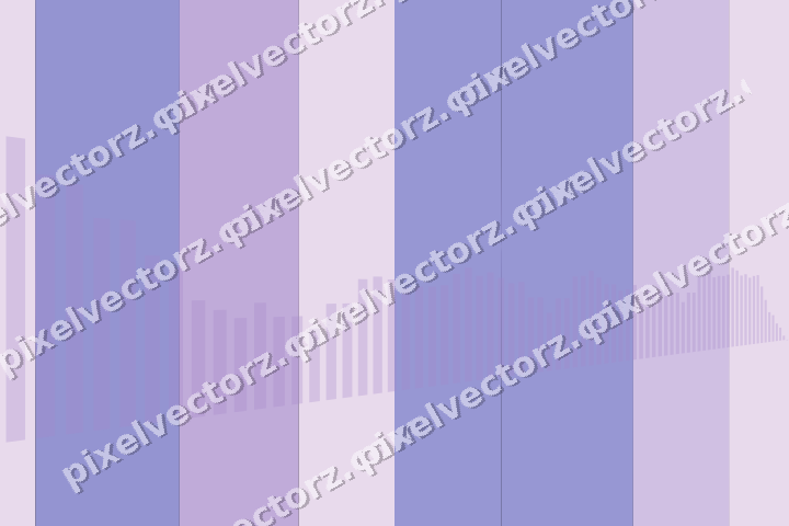 Glowing neon chart background in purple and blue
