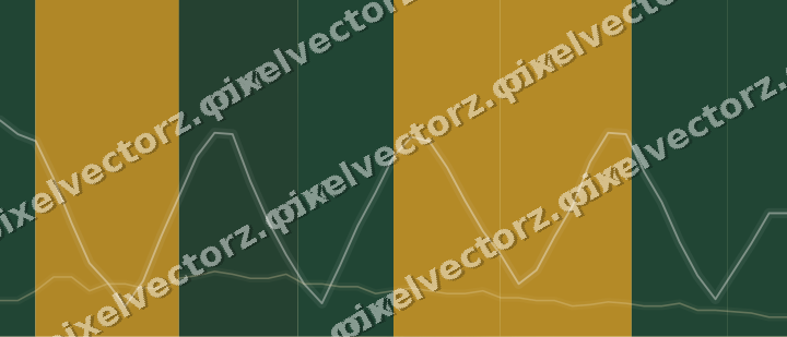 Soft pastel chart background in amber and dark green