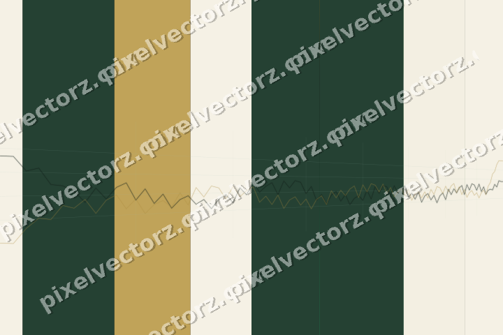 Glowing neon chart background in green and amber