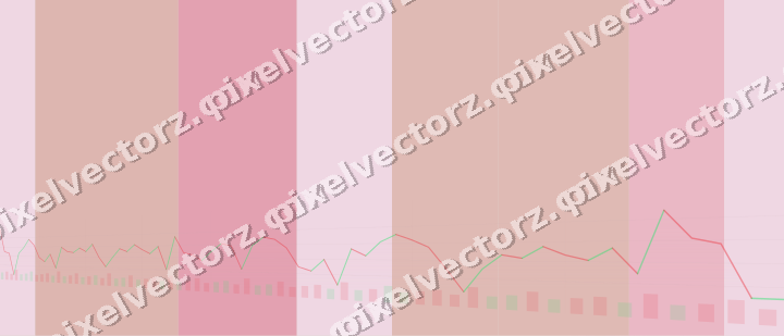 Soft pastel chart background in pale pink and pale red