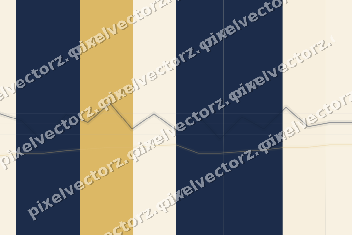 Soft pastel chart background in dark blue and amber