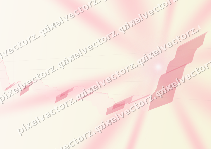 Soft pastel chart background in pale pink and pale amber