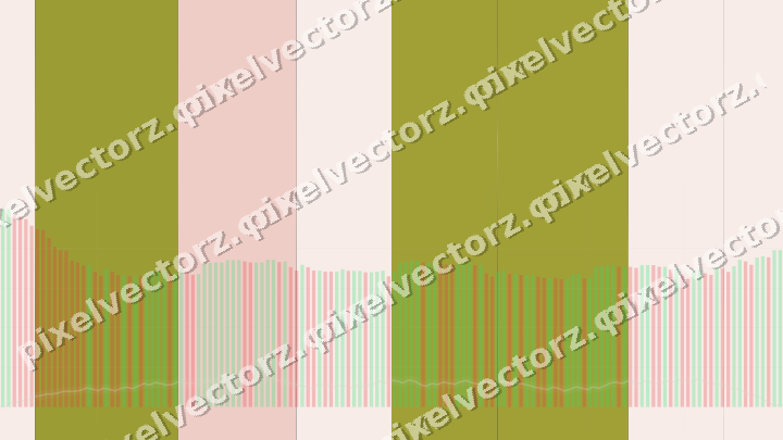 Glowing neon chart background in yellow and red