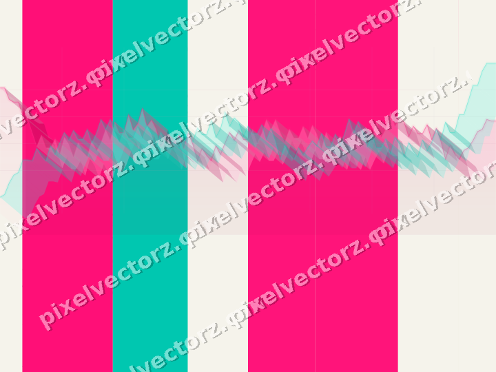 Soft pastel chart background in pink and orange