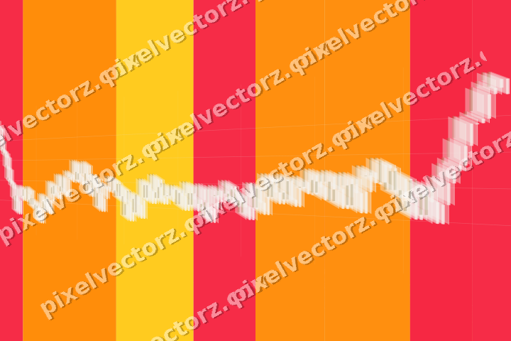 Soft pastel chart background in orange and amber