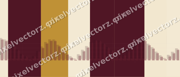 Soft pastel chart background in dark pink and amber