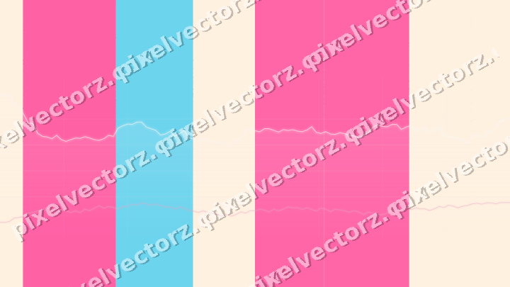 Soft pastel chart background in pink and cyan