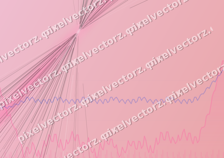 Soft pastel chart background in pink and blue