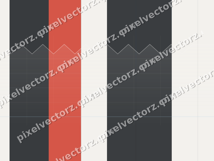 Glowing neon chart background in blue and red