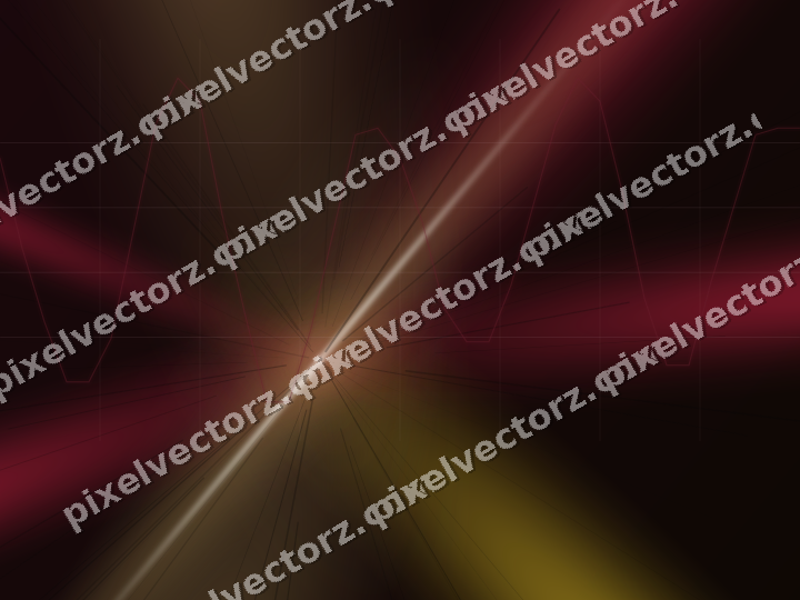 Glowing neon chart background in pink and red