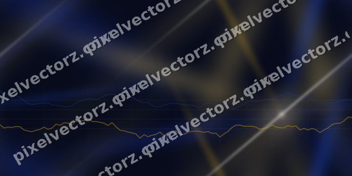 Nahtloser Neon Diagramm Hintergrund in Bernstein und Blau