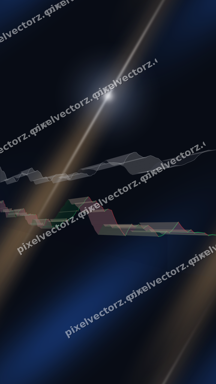Nahtloser Neon Diagramm Hintergrund in Blau und Rot