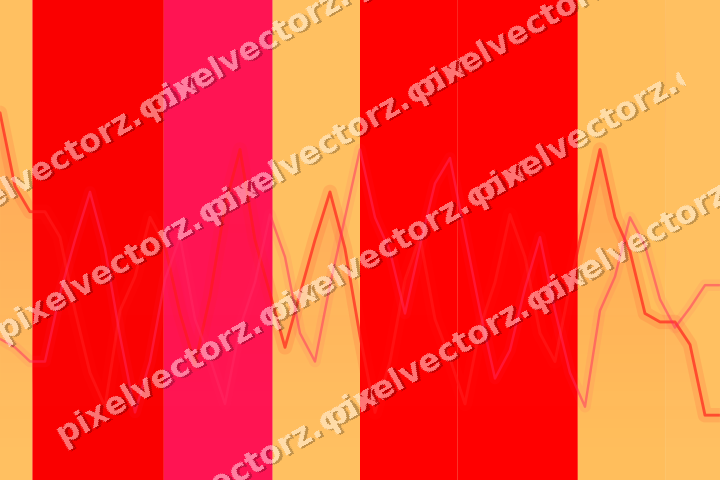 Soft pastel chart background in red and orange