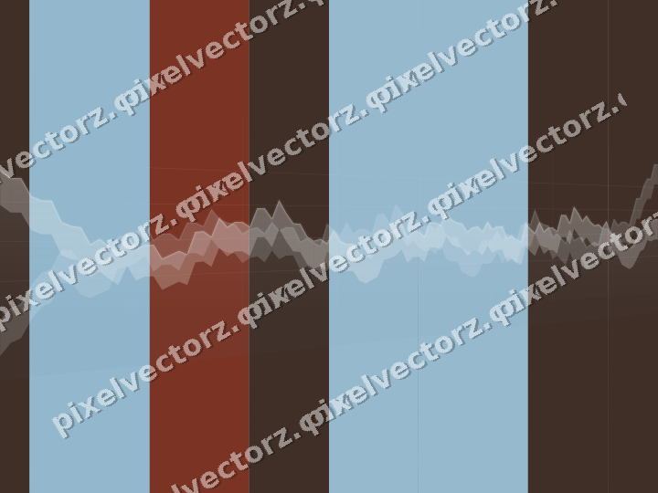 Soft pastel chart background in cyan and red