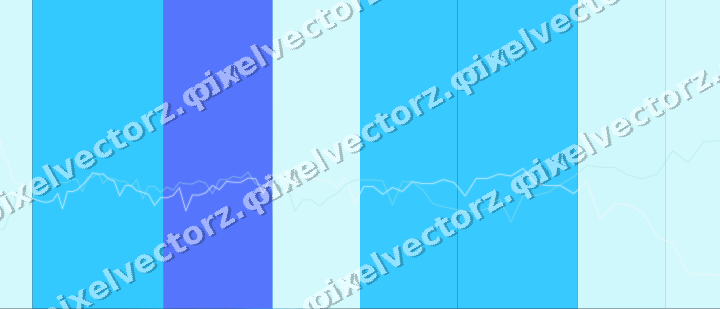 Glowing neon chart background in cyan and teal