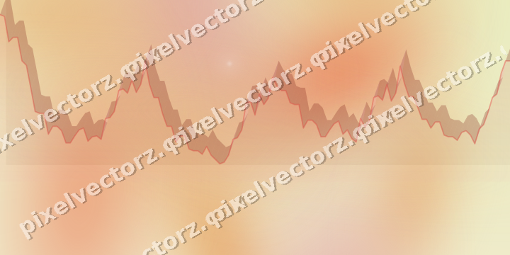 Soft pastel chart background in red and orange