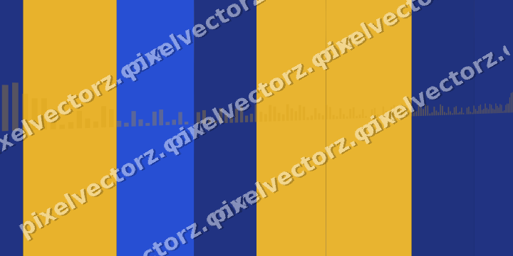 Glowing neon chart background in amber and blue