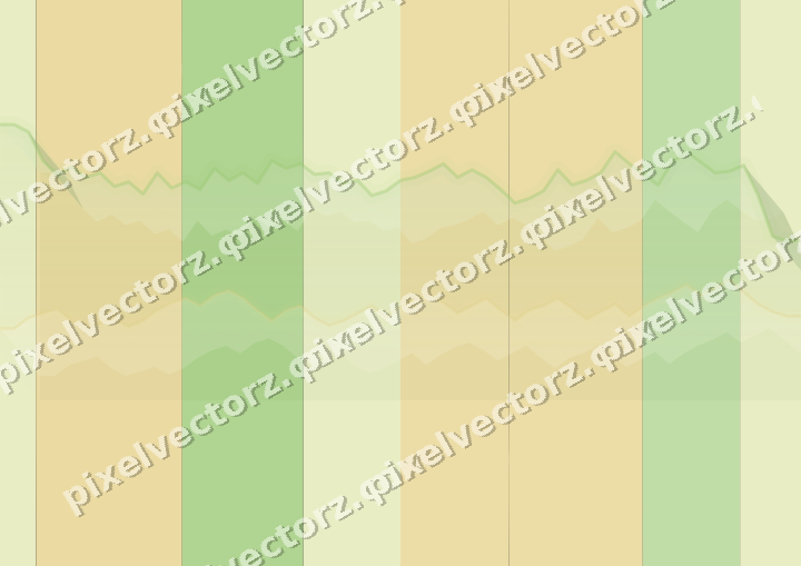 Glowing neon chart background in lime and yellow