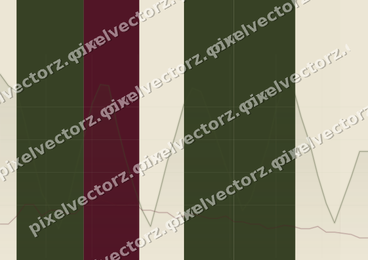 Soft pastel chart background in dark lime and dark pink
