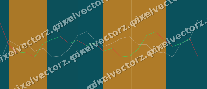 Soft pastel chart background in amber and dark teal