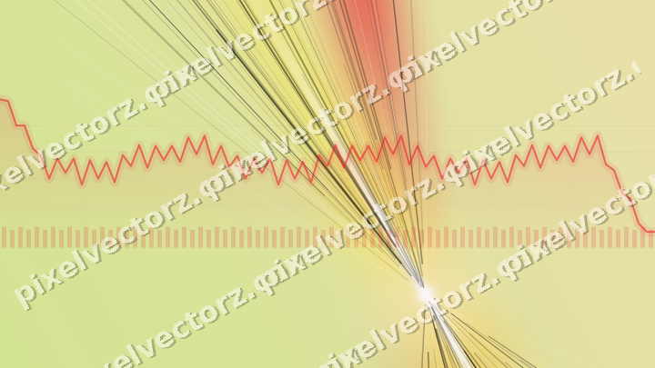 Soft pastel chart background in red and orange