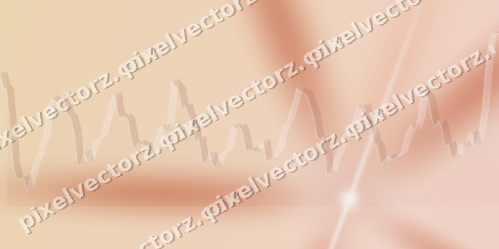 Soft pastel chart background in orange and cyan