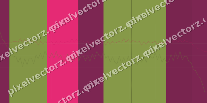 Glowing neon chart background in lime and pink