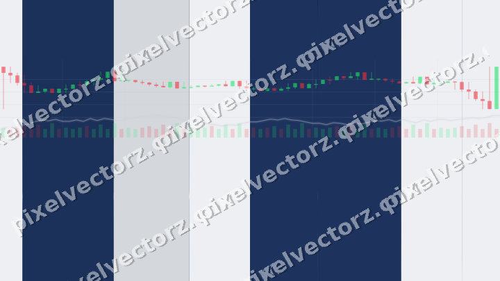 Glowing neon chart background in blue