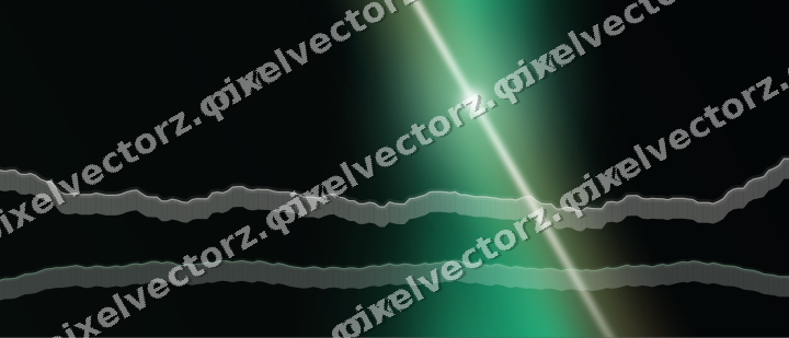 Glowing neon chart background in green and red