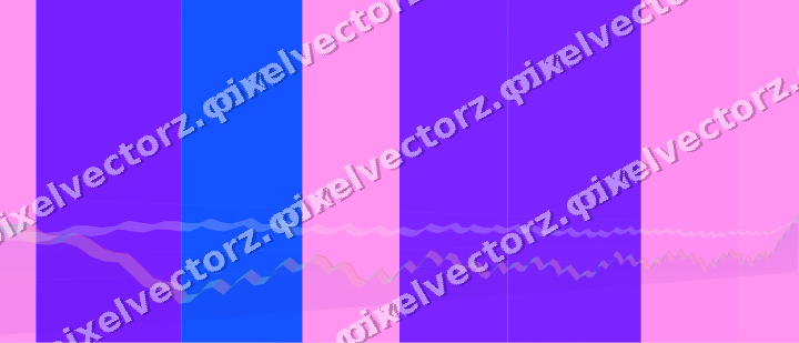Soft pastel chart background in purple and blue