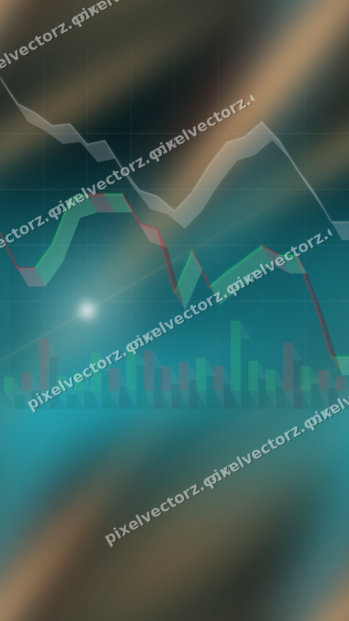 Nahtloser Neon Diagramm Hintergrund in Petrol und Orange