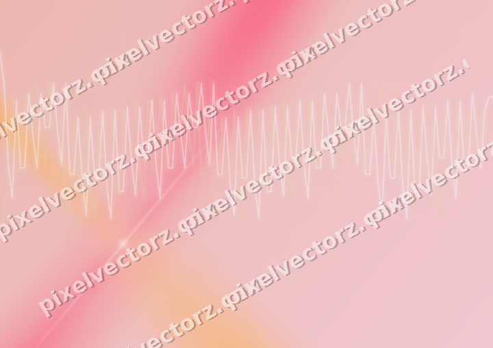 Soft pastel chart background in pink and amber