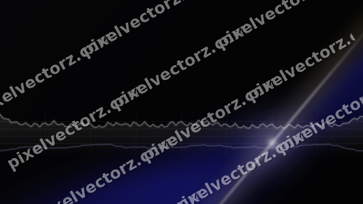 Glowing neon chart background in blue and purple