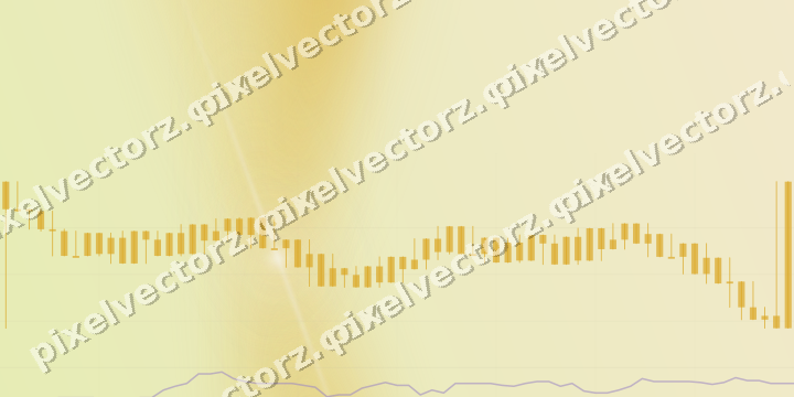 Soft pastel chart background in amber and purple