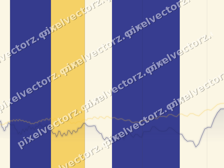 Glowing neon chart background in blue and amber