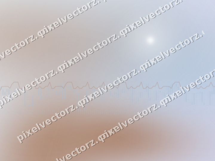 Soft pastel chart background in blue and orange