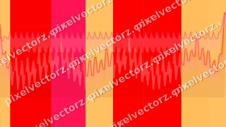 Soft pastel chart background in red and orange