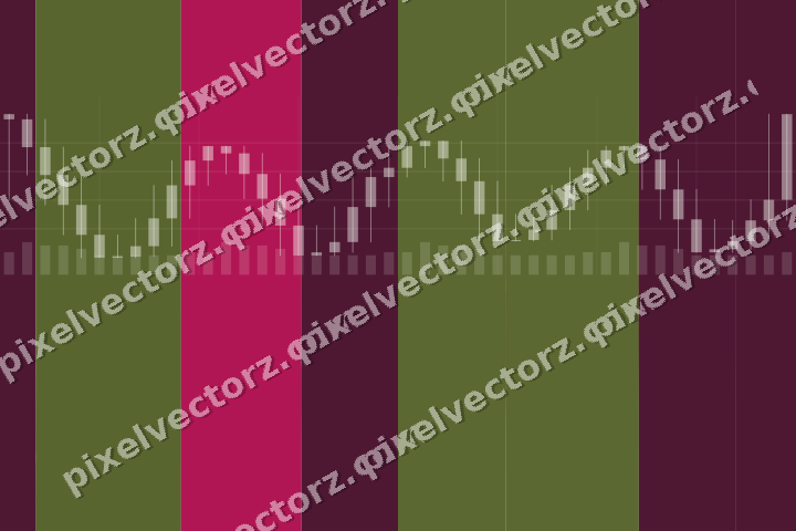 Soft pastel chart background in lime and pink