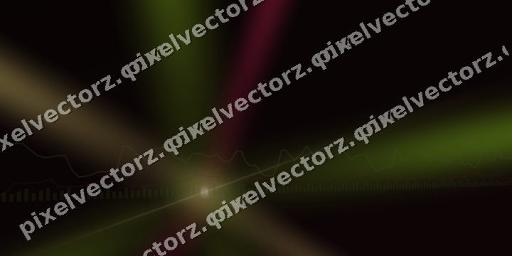 Glowing neon chart background in lime and pink