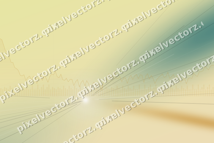 Soft pastel chart background in amber and dark teal