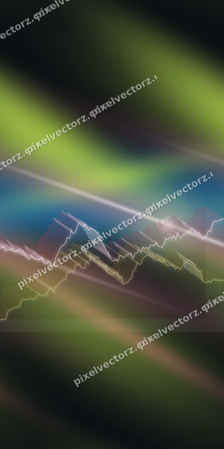 Nahtloser Neon Diagramm Hintergrund in Limette und Bernstein